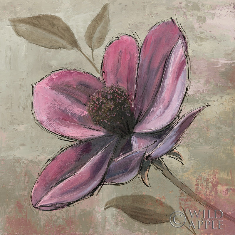 Reproduction of Plum Floral III by Emily Adams - Wall Decor Art