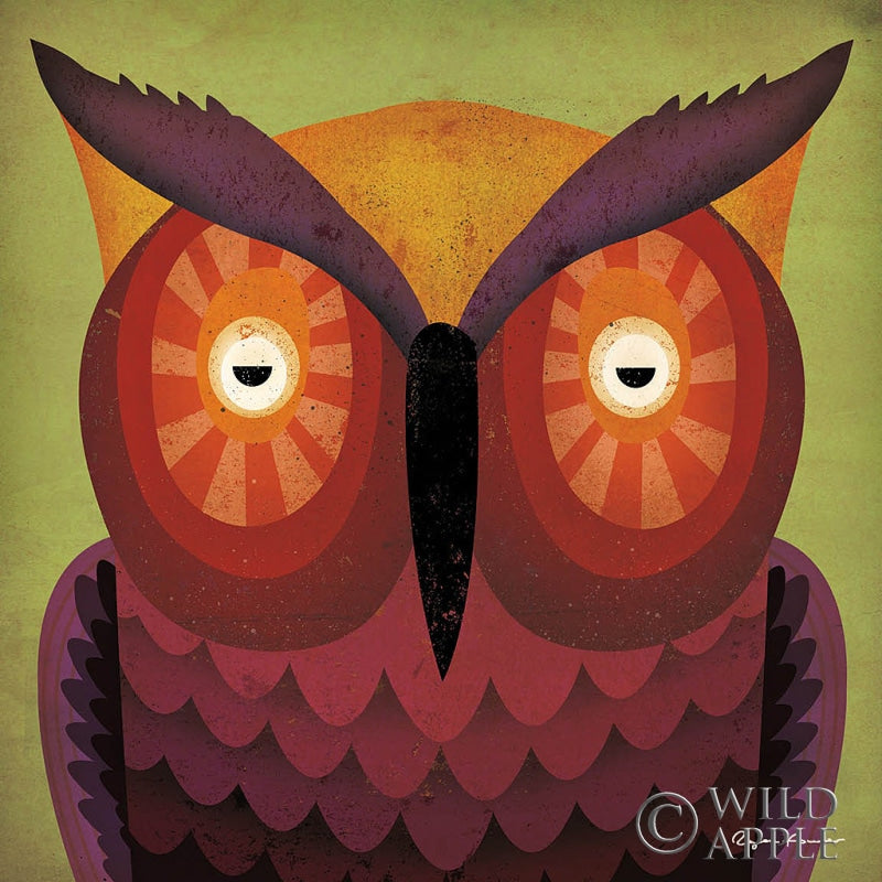 Reproduction of Owl Wow by Ryan Fowler - Wall Decor Art