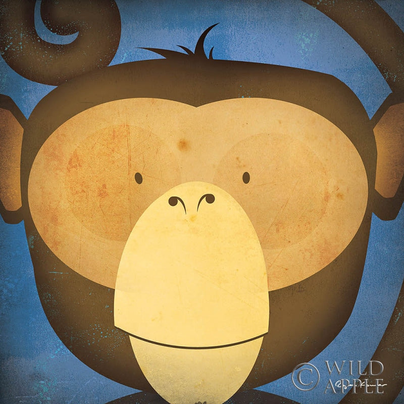 Reproduction of Monkey Wow by Ryan Fowler - Wall Decor Art