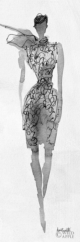 Reproduction of Fashion Sketchbook VIII by Anne Tavoletti - Wall Decor Art