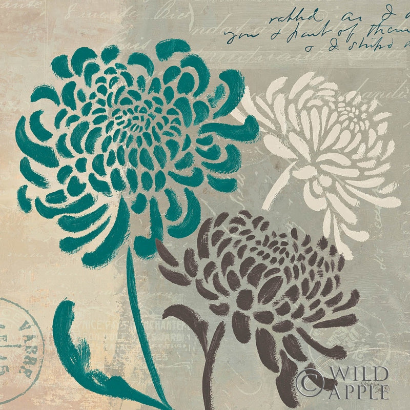 Reproduction of Chrysanthemums I by Wellington Studio - Wall Decor Art