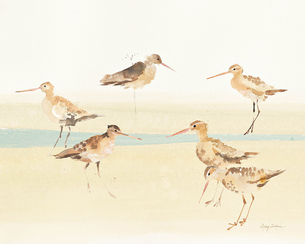 Reproduction of Watercolor Sandpipers II by Avery Tillmon - Wall Decor Art