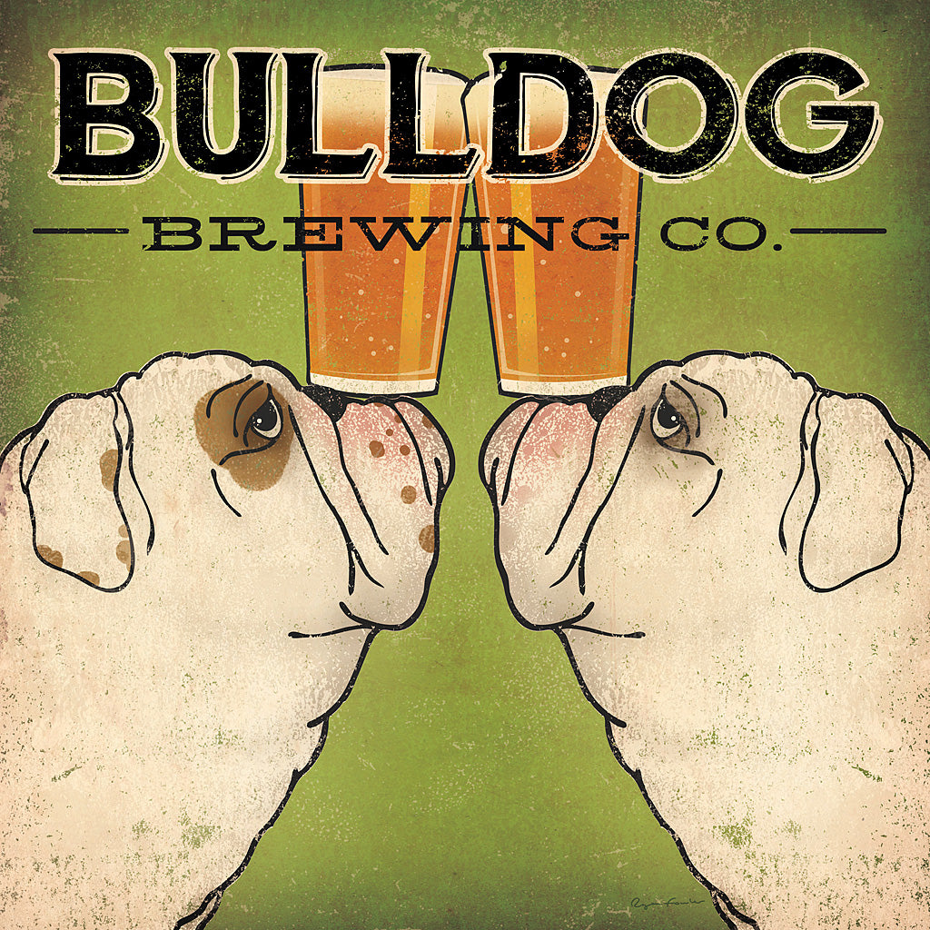Reproduction of Bulldog Brewing by Ryan Fowler - Wall Decor Art