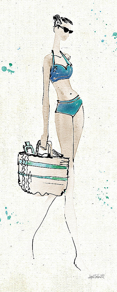 Reproduction of Beach Divas VI by Anne Tavoletti - Wall Decor Art