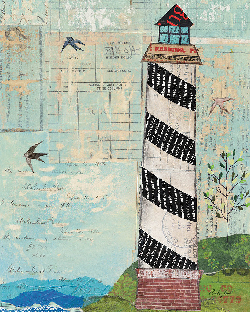 Reproduction of Coastal Lighthouse II by Courtney Prahl - Wall Decor Art