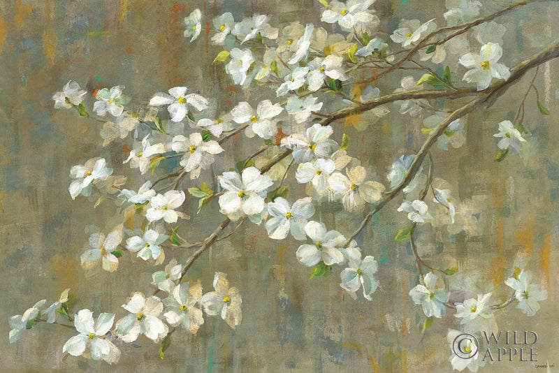 Reproduction of Dogwood in Spring by Danhui Nai - Wall Decor Art