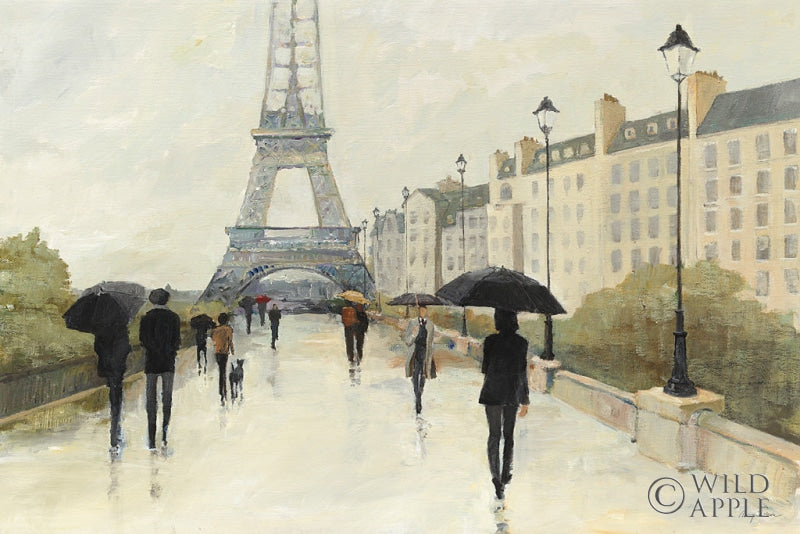 Reproduction of Eiffel in the Rain by Avery Tillmon - Wall Decor Art