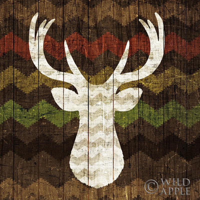 Reproduction of Southwest Lodge Deer II by Michael Mullan - Wall Decor Art