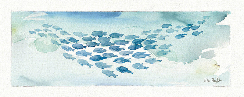 Reproduction of Sea Life I by Lisa Audit - Wall Decor Art