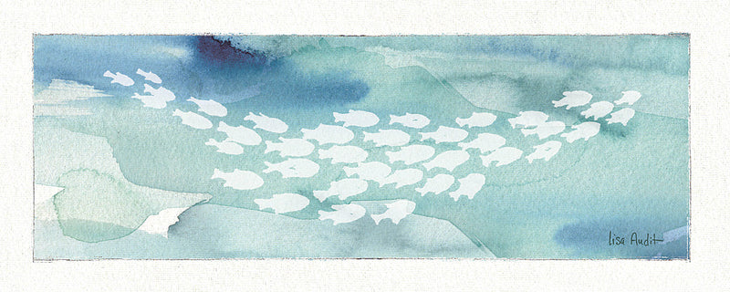 Reproduction of Sea Life II by Lisa Audit - Wall Decor Art