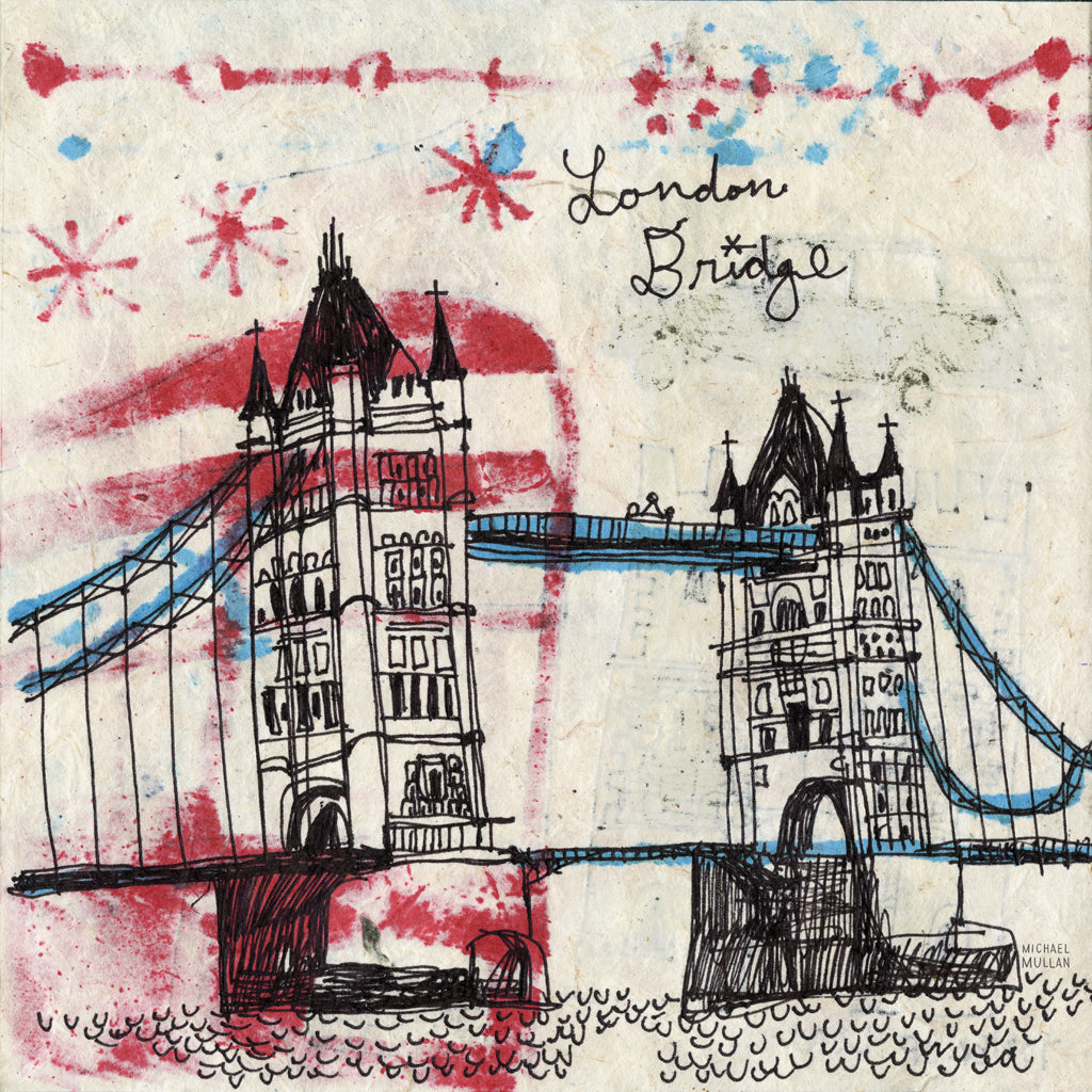 Reproduction of Tower Bridge by Michael Mullan - Wall Decor Art