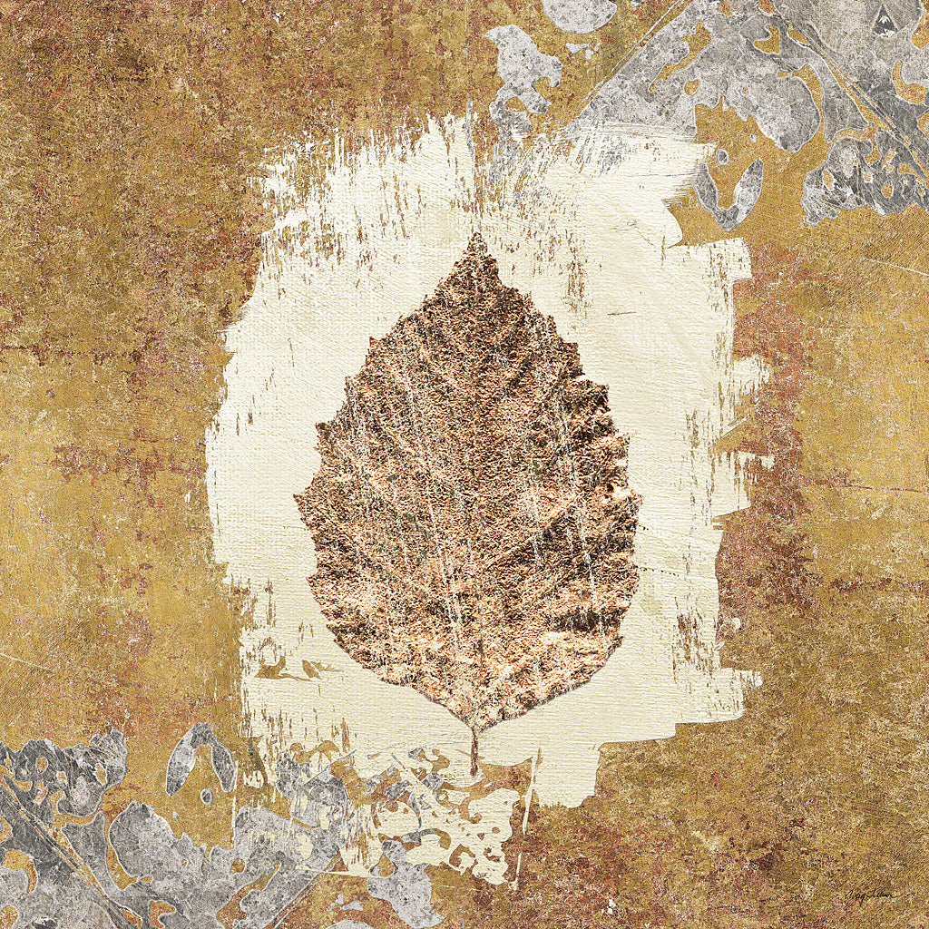 Reproduction of Gilded Leaf VI by Avery Tillmon - Wall Decor Art