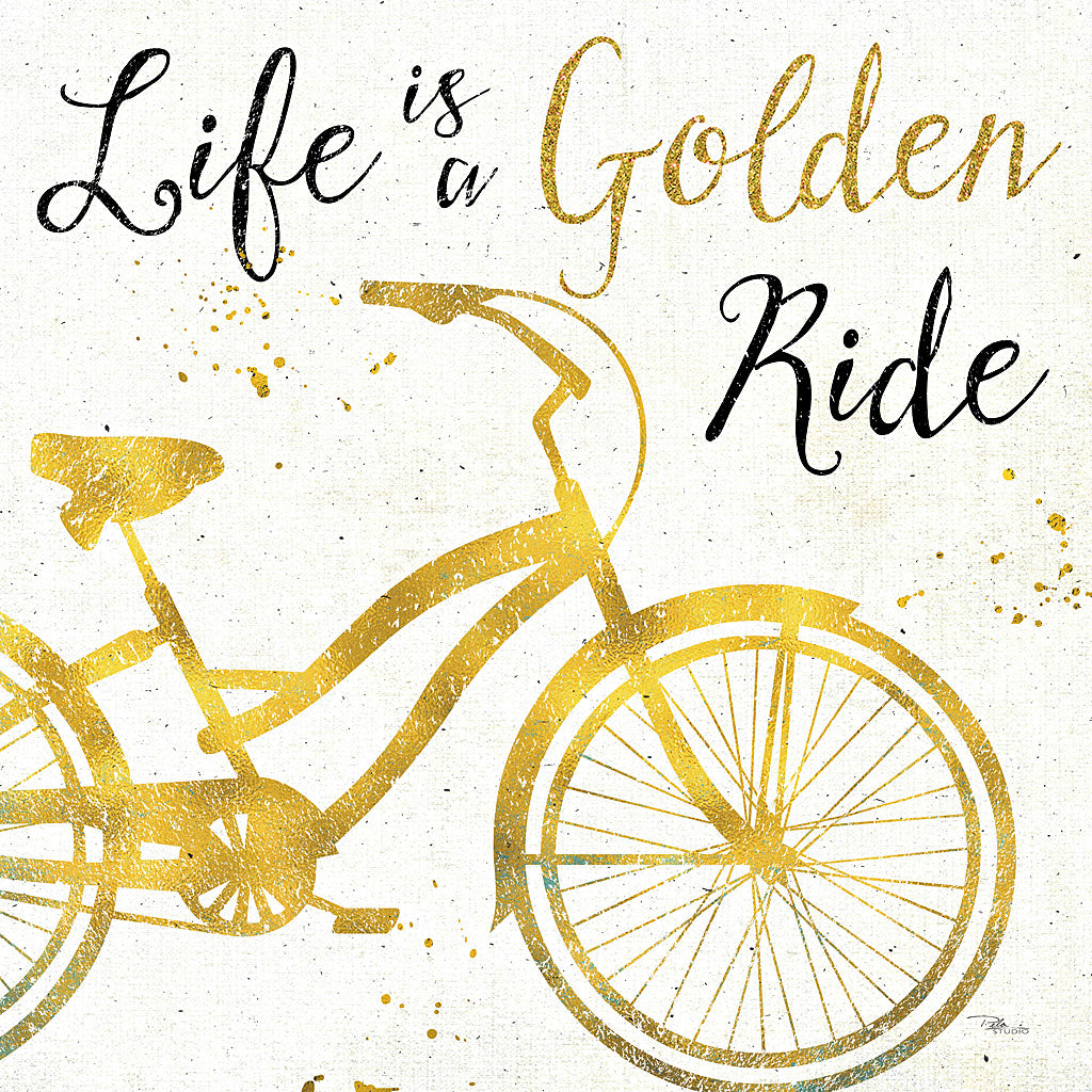 Reproduction of Golden Ride I by Pela Studio - Wall Decor Art