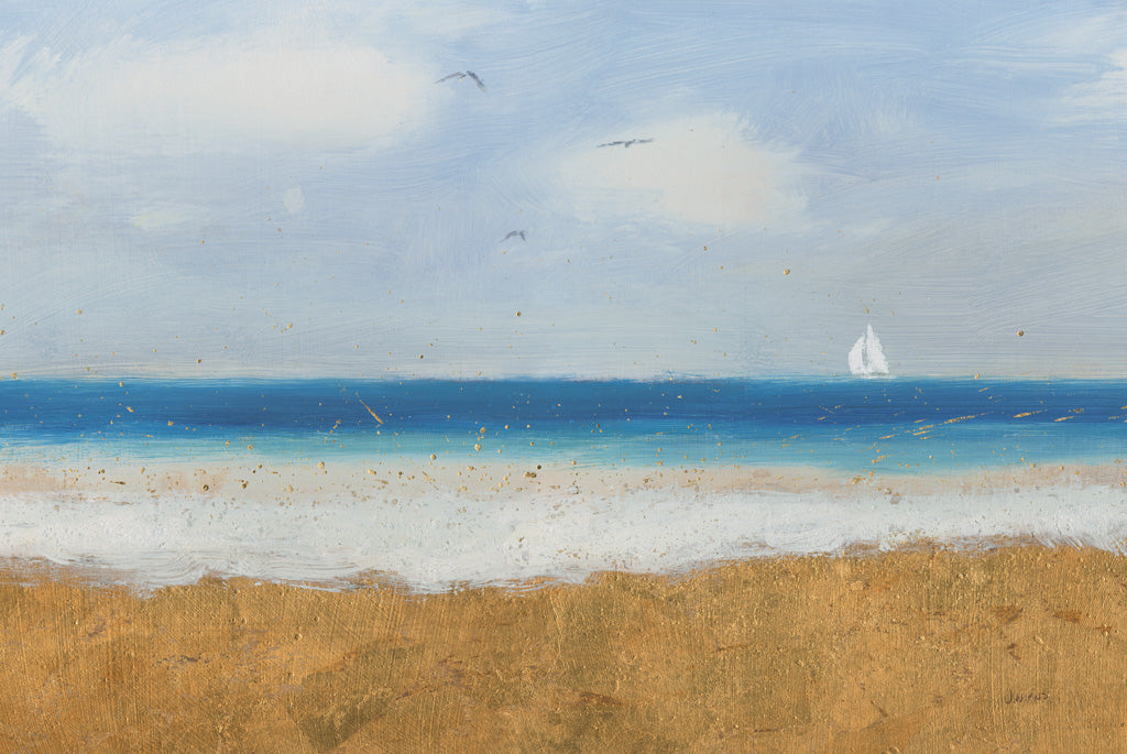 Reproduction of Beach Horizon by James Wiens - Wall Decor Art