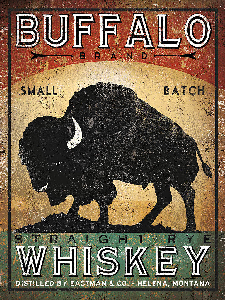 Reproduction of Buffalo Whiskey by Ryan Fowler - Wall Decor Art