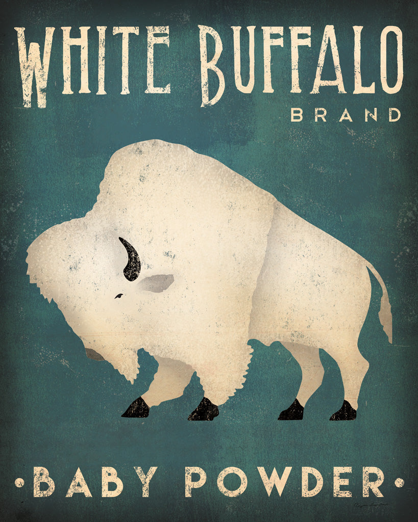 Reproduction of Buffalo Bison V by Ryan Fowler - Wall Decor Art