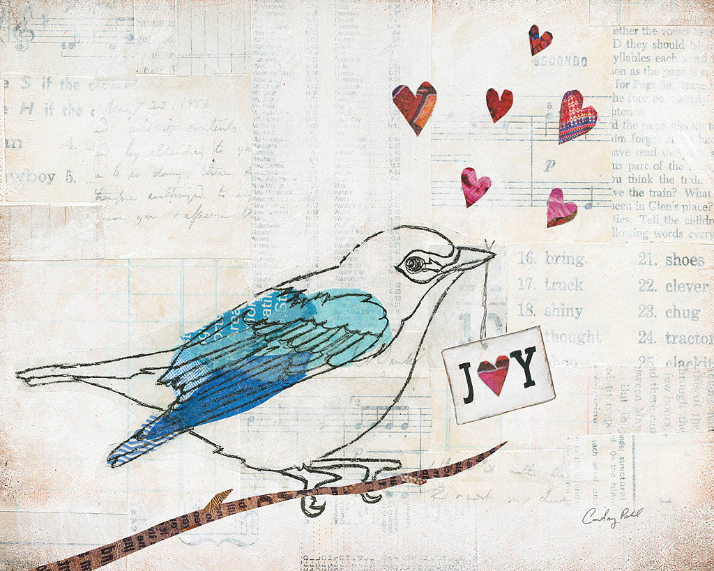Reproduction of Love Birds I Joy by Courtney Prahl - Wall Decor Art