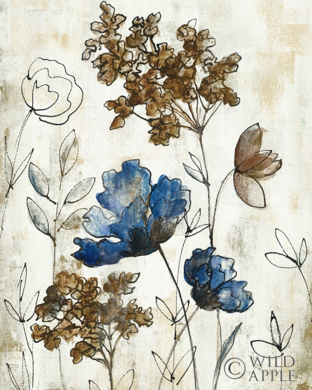 Reproduction of Botanical Trio III Neutral by Silvia Vassileva - Wall Decor Art