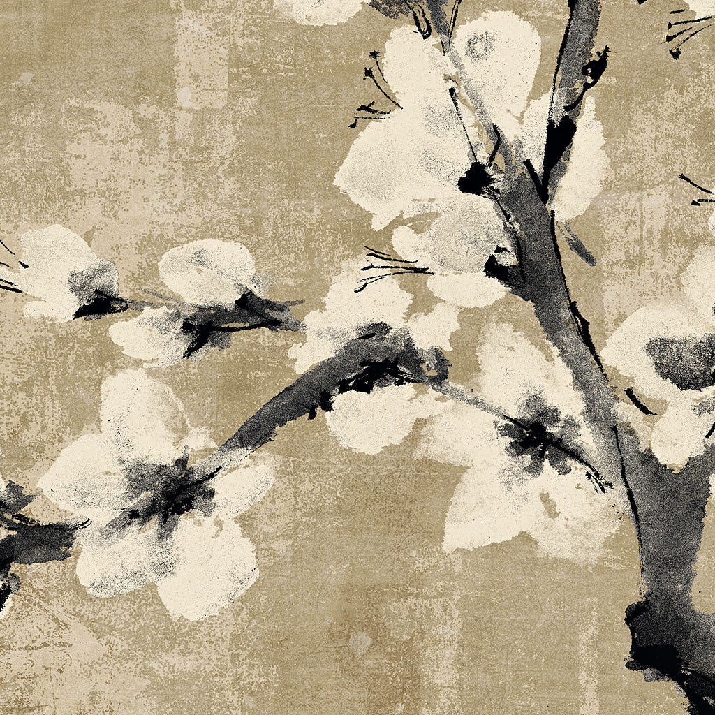Reproduction of Plum Blossom I Neutral by Chris Paschke - Wall Decor Art
