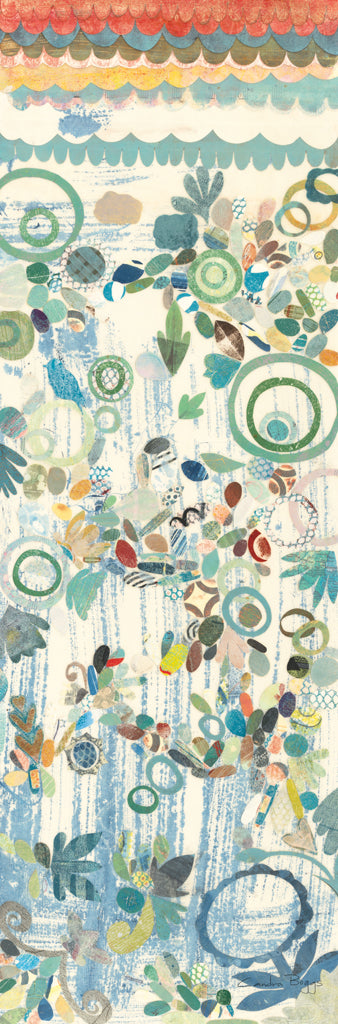 Reproduction of Raining Flowers by Candra Boggs - Wall Decor Art