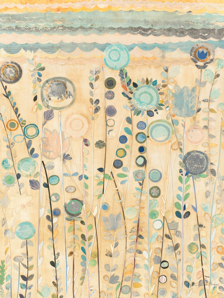 Reproduction of Ocean Garden  I Cream by Candra Boggs - Wall Decor Art