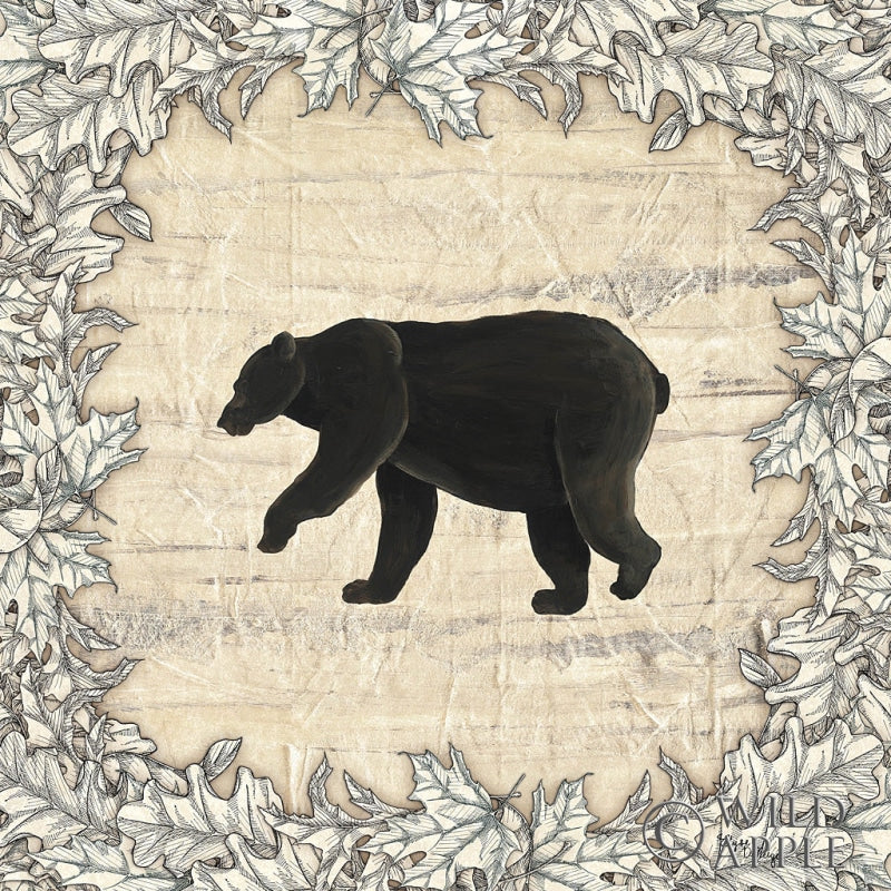 Reproduction of In the Woods Bear by Wild Apple Portfolio - Wall Decor Art