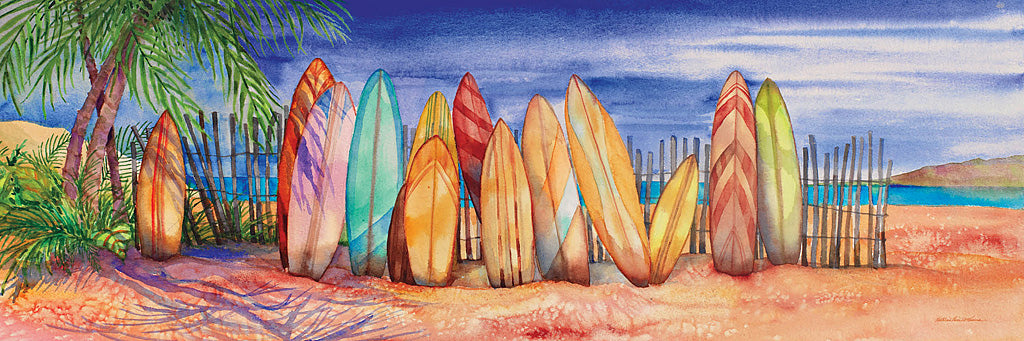 Reproduction of Surfboards by Kathleen Parr McKenna - Wall Decor Art
