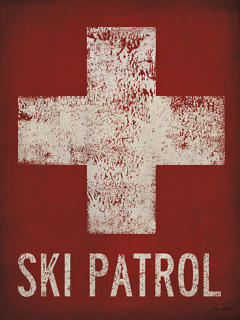 Reproduction of Ski Patrol by Ryan Fowler - Wall Decor Art