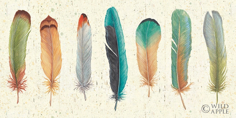 Reproduction of Feather Tales VII by Daphne Brissonnet - Wall Decor Art