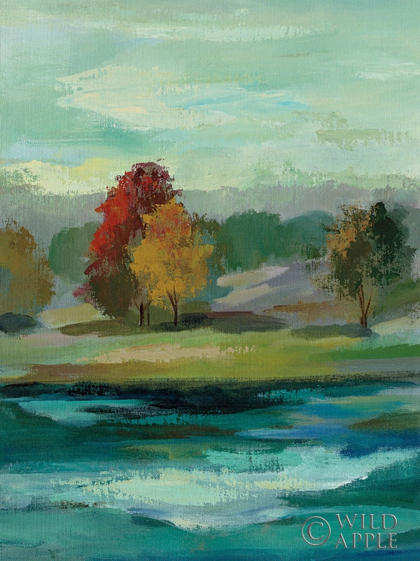 Reproduction of Malachite Lake II by Silvia Vassileva - Wall Decor Art