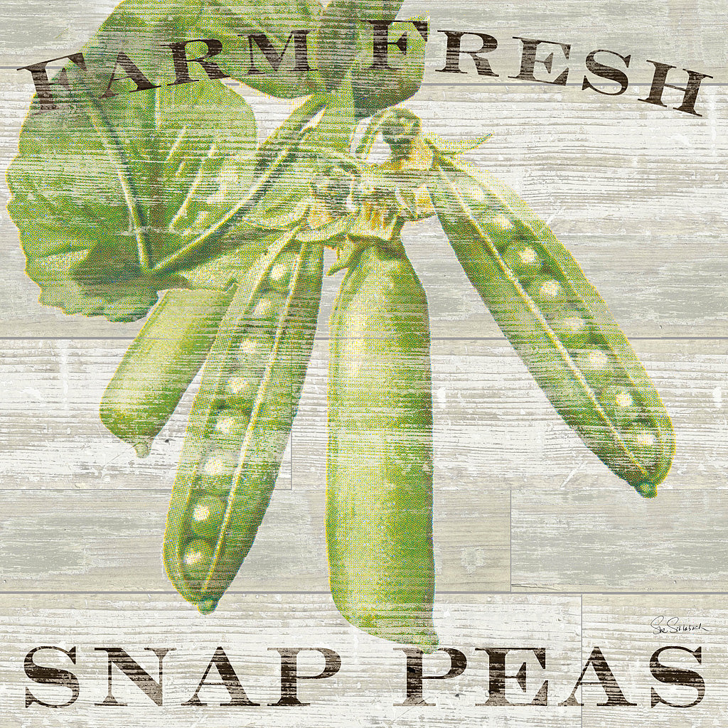 Reproduction of Farm Fresh Peas by Sue Schlabach - Wall Decor Art