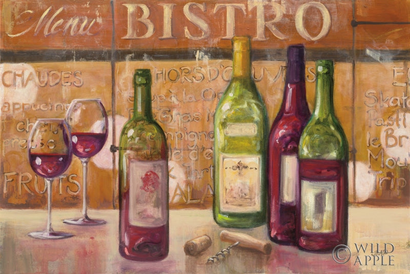 Reproduction of A Night at the Bistro by Julia Purinton - Wall Decor Art