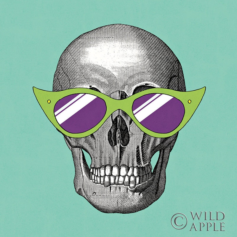 Reproduction of Sunny Skull II by Wild Apple Portfolio - Wall Decor Art