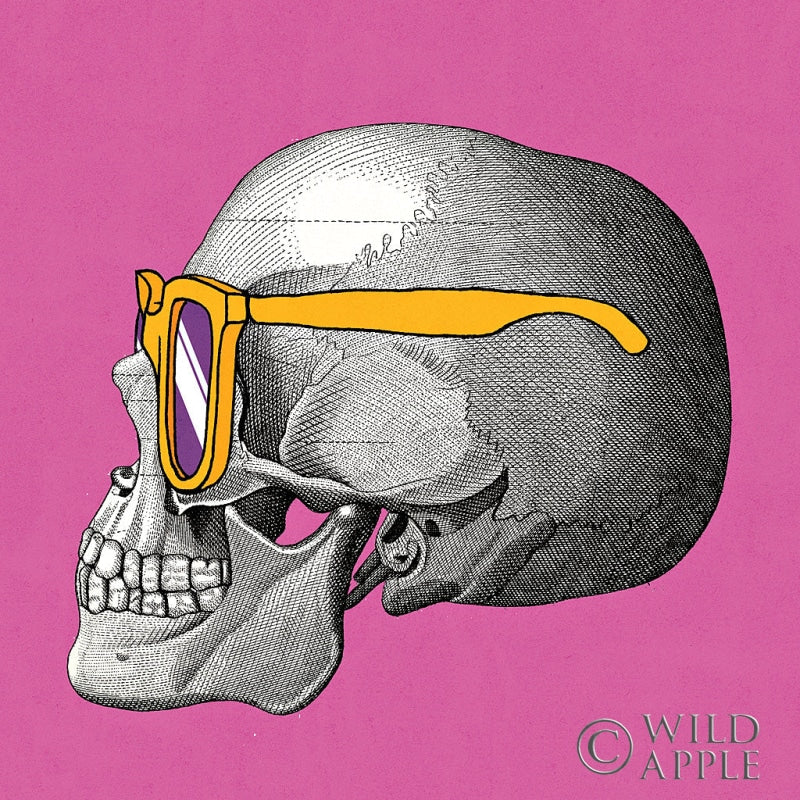 Reproduction of Sunny Skull IV by Wild Apple Portfolio - Wall Decor Art