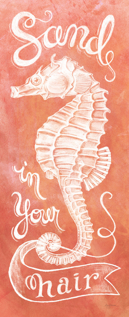 Reproduction of Sea Horse Coral by Mary Urban - Wall Decor Art