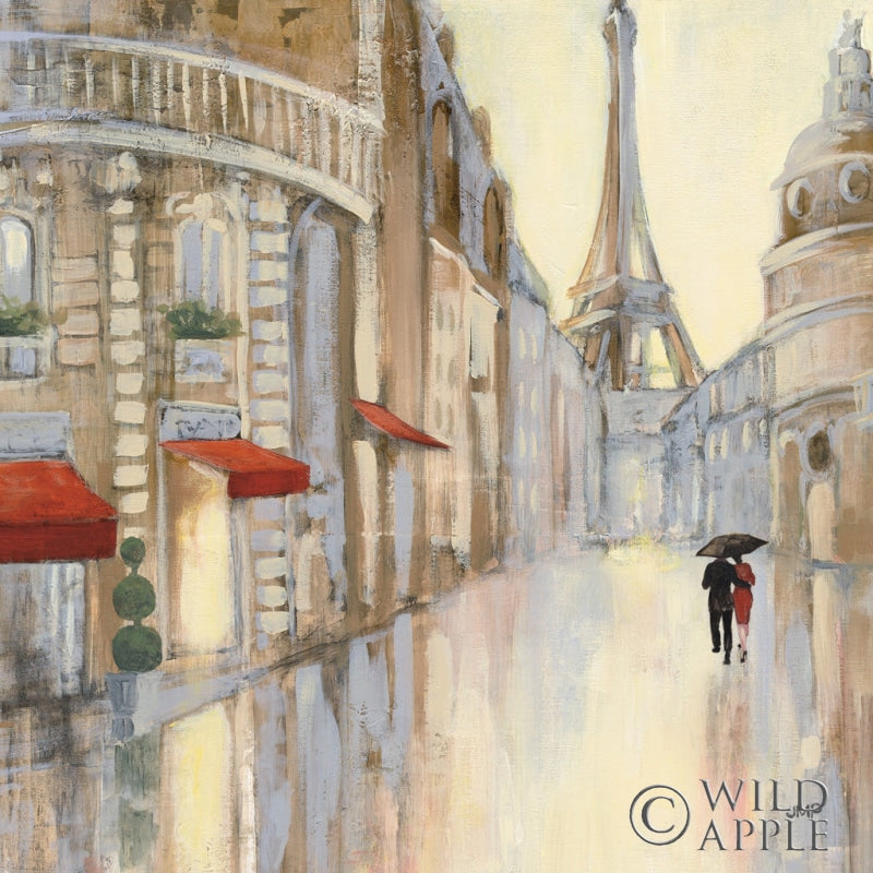 Reproduction of Touring Paris Couple III by Julia Purinton - Wall Decor Art