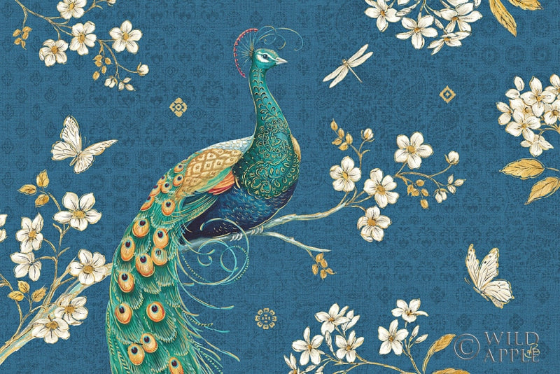 Reproduction of Ornate Peacock III by Daphne Brissonnet - Wall Decor Art