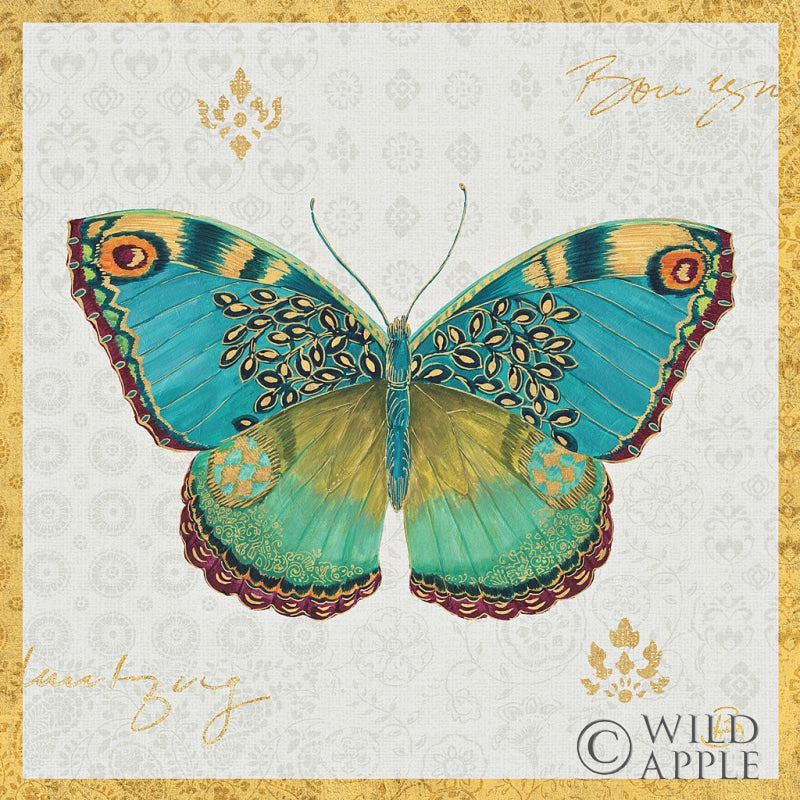 Reproduction of Bohemian Wings Butterfly VA by Daphne Brissonnet - Wall Decor Art
