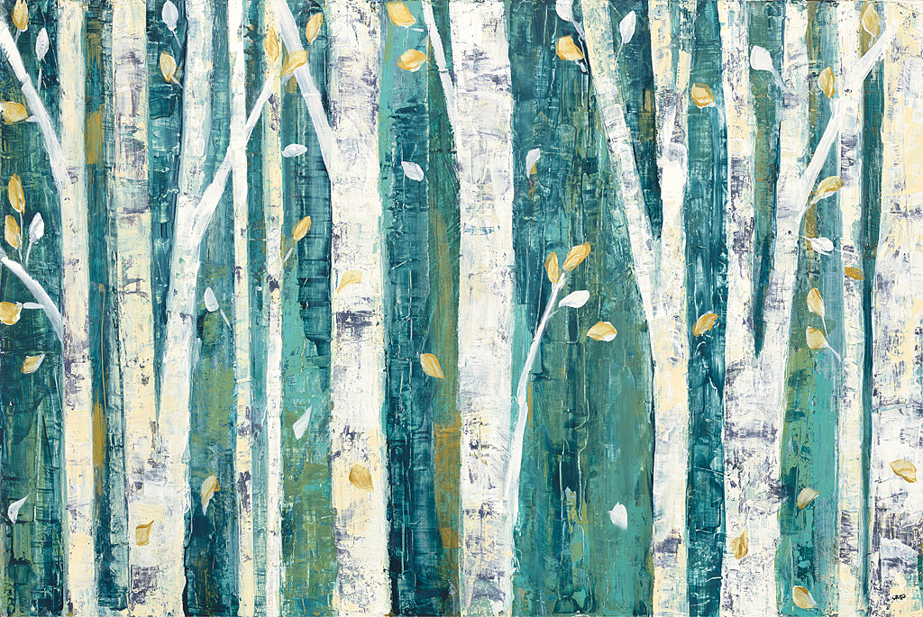Reproduction of Birches in Spring by Julia Purinton - Wall Decor Art