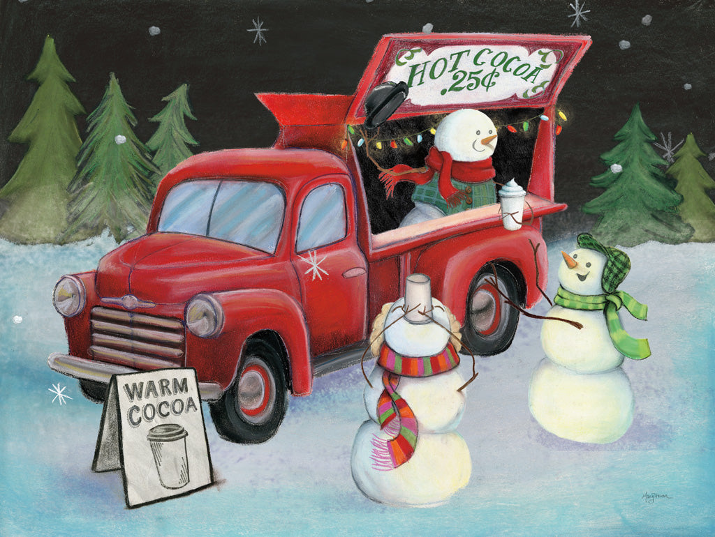 Reproduction of Christmas on Wheels IV by Mary Urban - Wall Decor Art