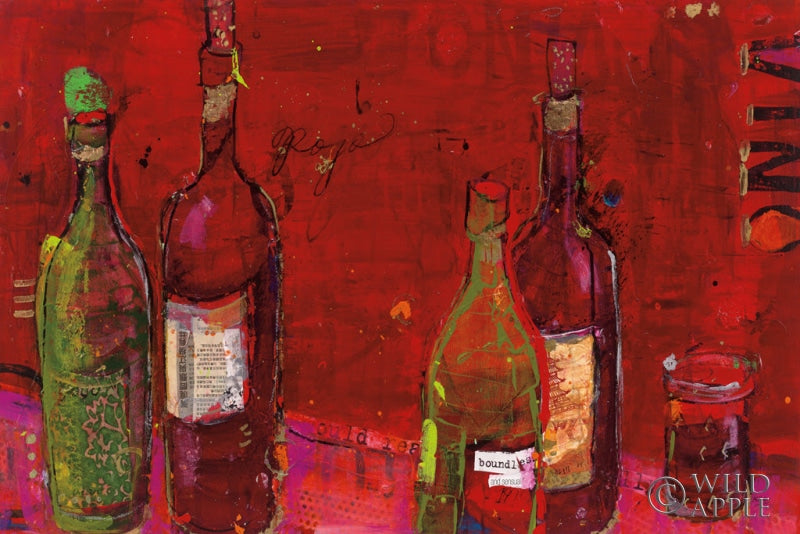 Reproduction of Vino Rojo by Kellie Day - Wall Decor Art