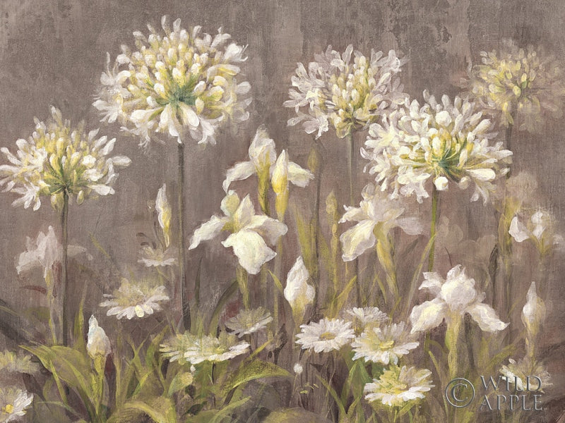 Reproduction of Spring Blossoms Neutral by Danhui Nai - Wall Decor Art