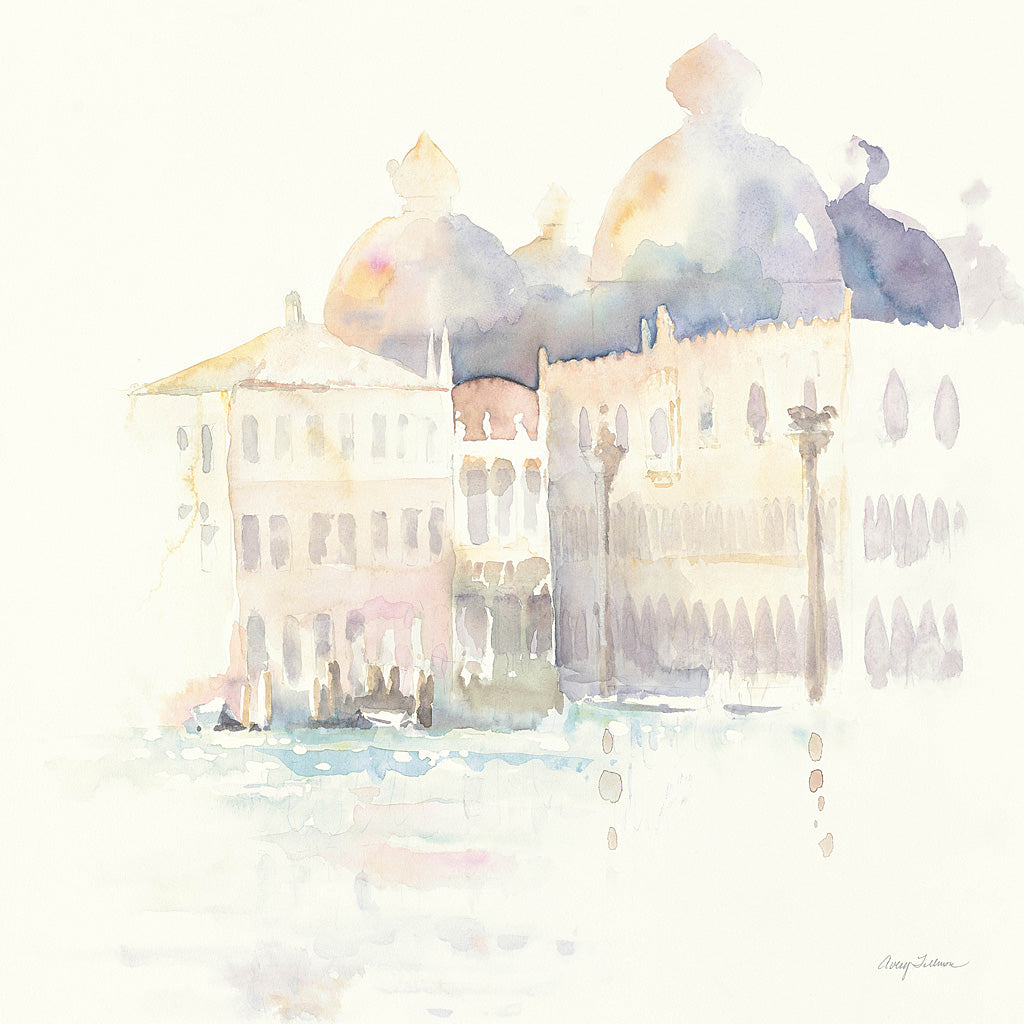 Reproduction of Venice Evening Square by Avery Tillmon - Wall Decor Art