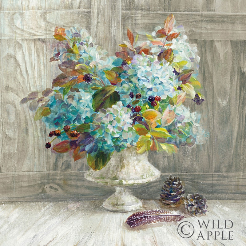 Reproduction of Rustic Florals by Danhui Nai - Wall Decor Art