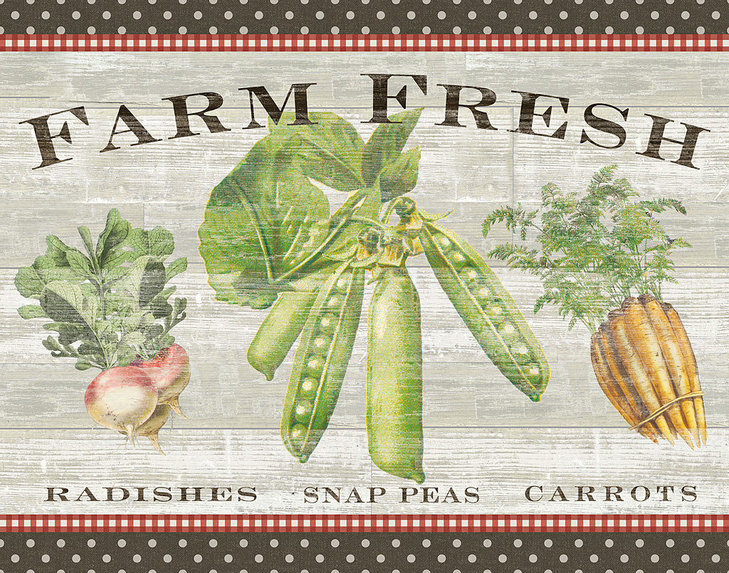 Reproduction of Farm Fresh by Sue Schlabach - Wall Decor Art