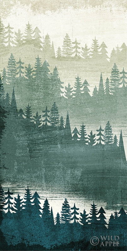 Reproduction of Mountainscape Panel I by Michael Mullan - Wall Decor Art