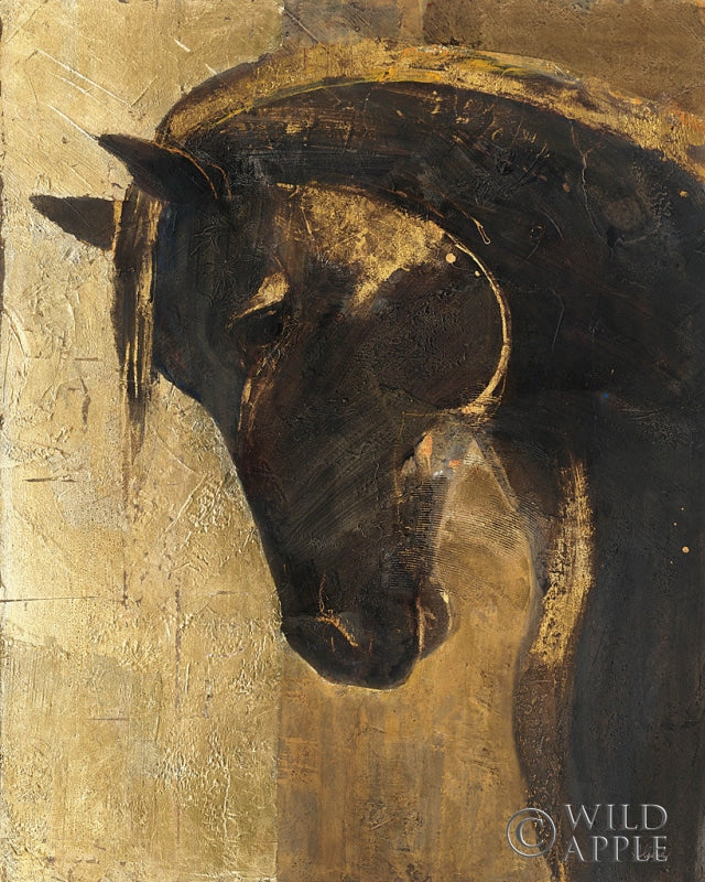 Reproduction of Trojan Horse II Gold by Albena Hristova - Wall Decor Art