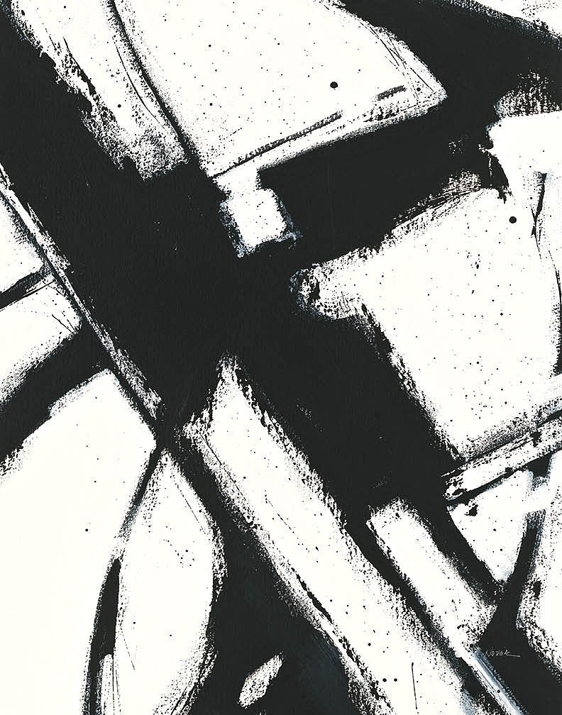 Reproduction of Expression Abstract I White by Shirley Novak - Wall Decor Art