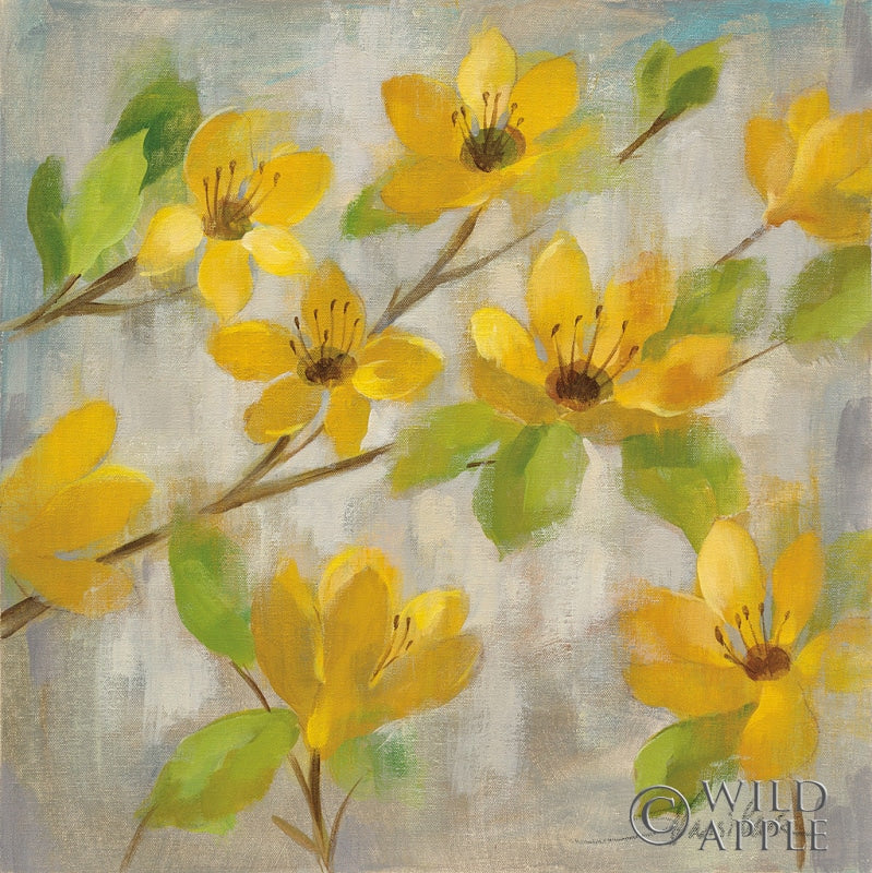 Reproduction of Golden Bloom II by Silvia Vassileva - Wall Decor Art