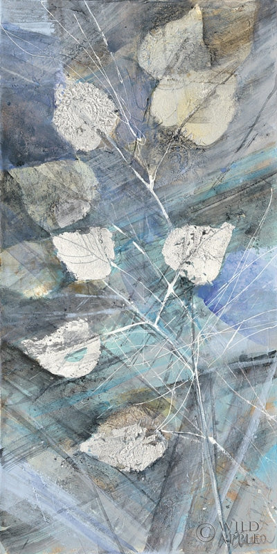 Reproduction of Silver Leaves I by Albena Hristova - Wall Decor Art
